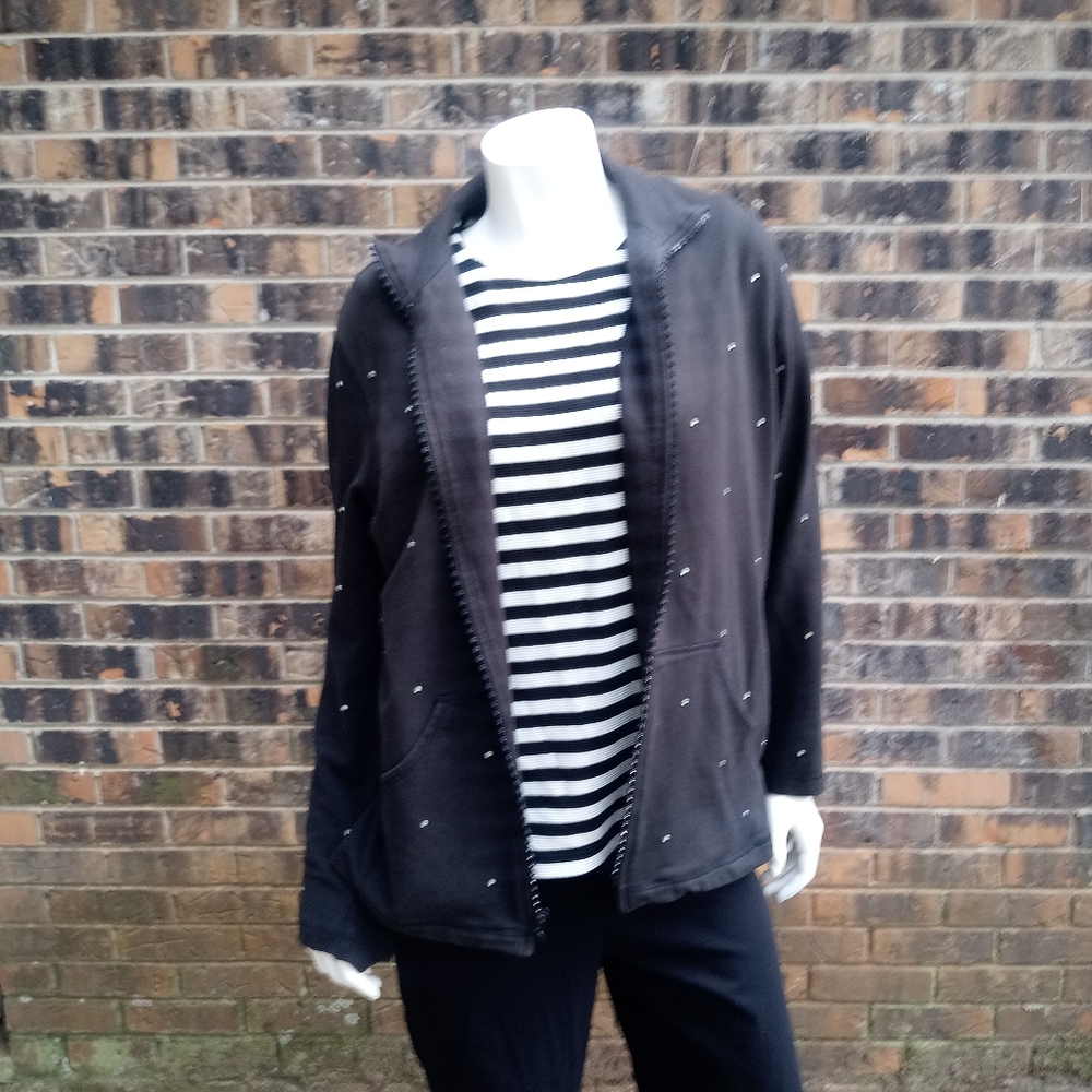 Black The Quacker Factory jacket